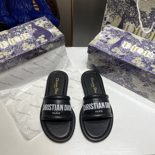 Replica Christian Dior Slippers For Women #1216244 $48.00 USD for Wholesale