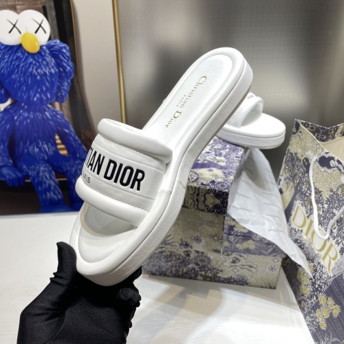 Replica Christian Dior Slippers For Women #1216245 $52.00 USD for Wholesale