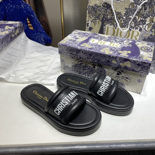 Replica Christian Dior Slippers For Women #1216248 $52.00 USD for Wholesale