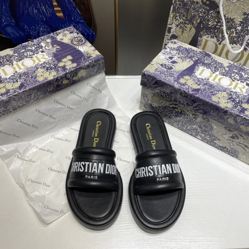 Replica Christian Dior Slippers For Women #1216248 $52.00 USD for Wholesale