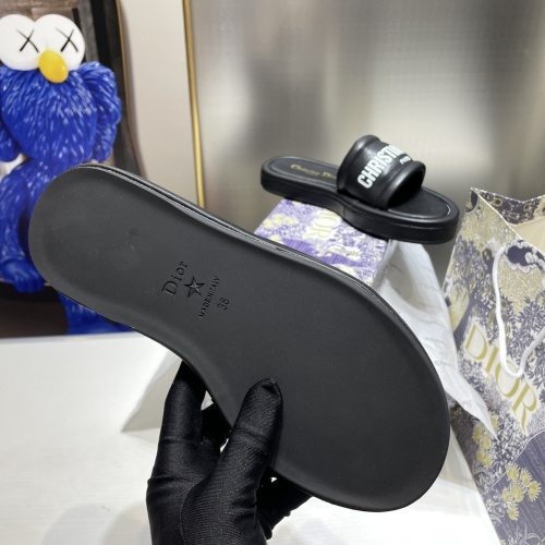 Replica Christian Dior Slippers For Women #1216248 $52.00 USD for Wholesale