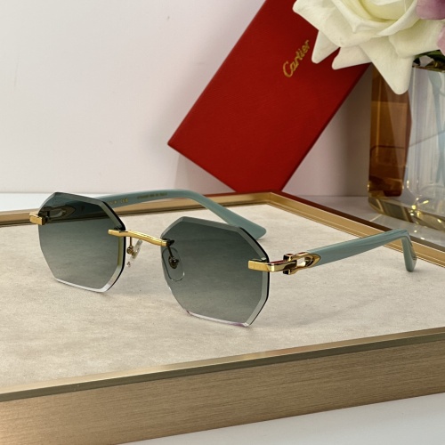 Cartier AAA Quality Sunglassess #1216249 $68.00 USD, Wholesale Replica Cartier AAA Quality Sunglassess