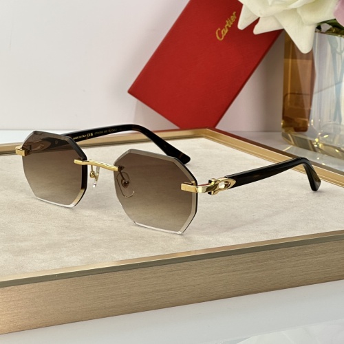 Cartier AAA Quality Sunglassess #1216250 $68.00 USD, Wholesale Replica Cartier AAA Quality Sunglassess