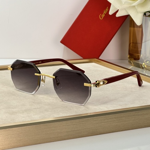 Cartier AAA Quality Sunglassess #1216251 $68.00 USD, Wholesale Replica Cartier AAA Quality Sunglassess