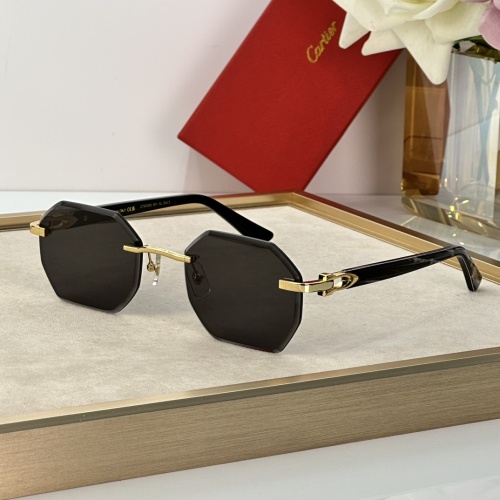 Cartier AAA Quality Sunglassess #1216252 $68.00 USD, Wholesale Replica Cartier AAA Quality Sunglassess