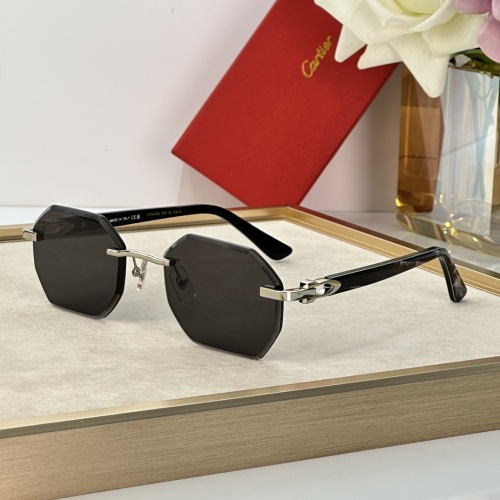 Cartier AAA Quality Sunglassess #1216253 $68.00 USD, Wholesale Replica Cartier AAA Quality Sunglassess