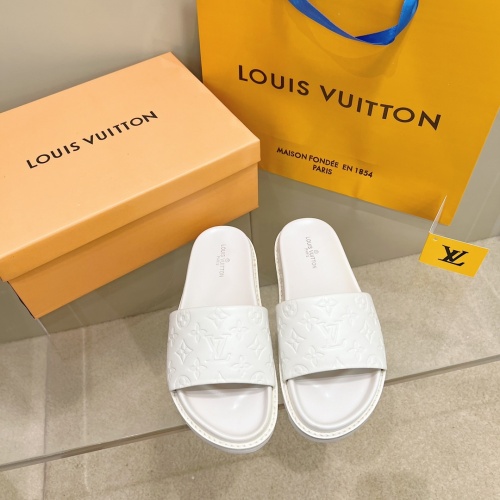 Louis Vuitton Slippers For Women #1216263 $56.00 USD, Wholesale Replica Louis Vuitton Slippers