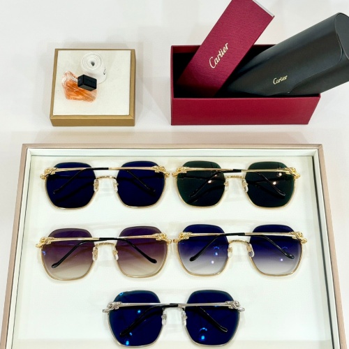 Replica Cartier AAA Quality Sunglassess #1216267 $68.00 USD for Wholesale