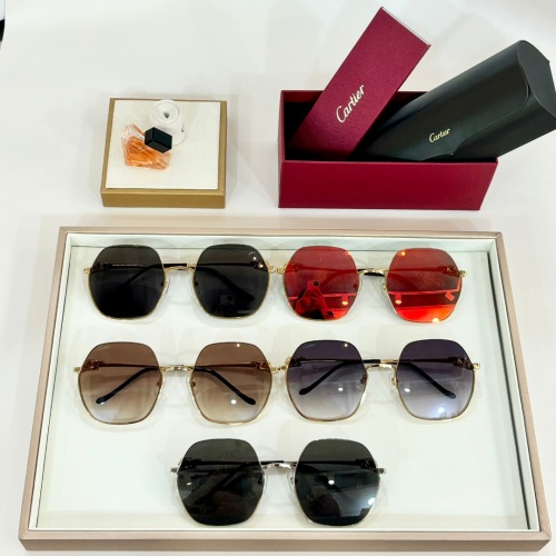 Replica Cartier AAA Quality Sunglassess #1216268 $68.00 USD for Wholesale