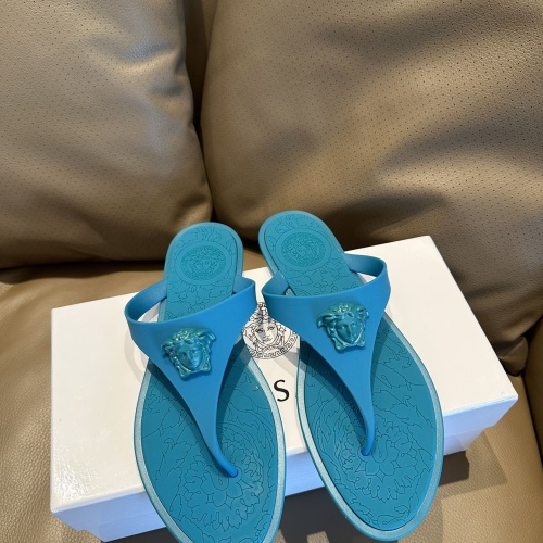 Replica Versace Slippers For Women #1216272 $45.00 USD for Wholesale