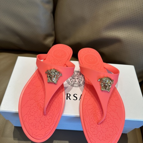 Replica Versace Slippers For Women #1216273 $45.00 USD for Wholesale