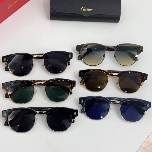 Replica Cartier AAA Quality Sunglassess #1216275 $64.00 USD for Wholesale