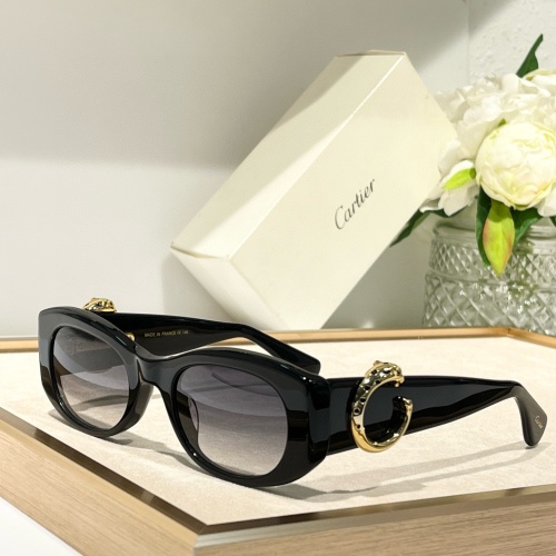 Cartier AAA Quality Sunglassess #1216283 $60.00 USD, Wholesale Replica Cartier AAA Quality Sunglassess