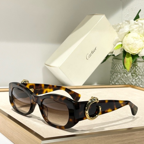 Cartier AAA Quality Sunglassess #1216285 $60.00 USD, Wholesale Replica Cartier AAA Quality Sunglassess