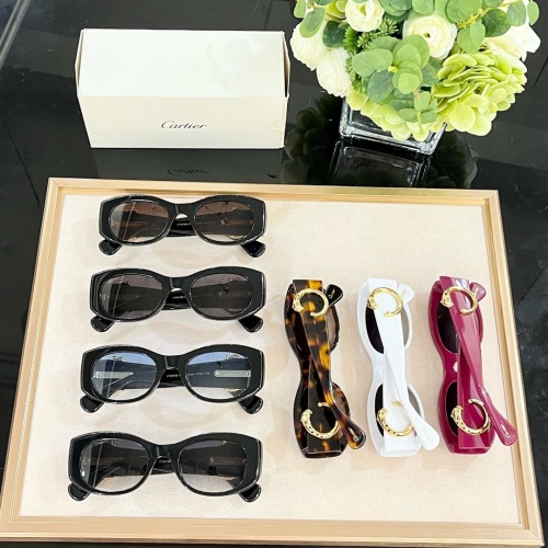 Replica Cartier AAA Quality Sunglassess #1216285 $60.00 USD for Wholesale