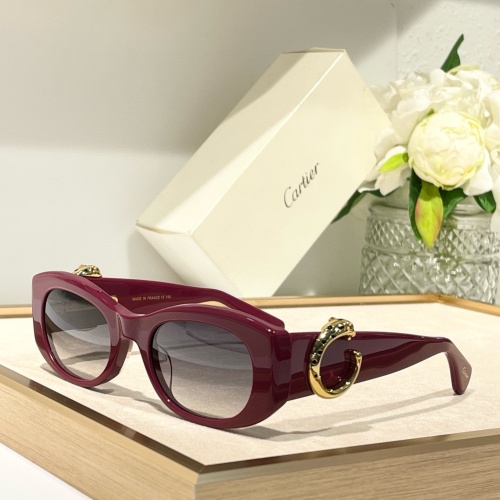 Cartier AAA Quality Sunglassess #1216286 $60.00 USD, Wholesale Replica Cartier AAA Quality Sunglassess