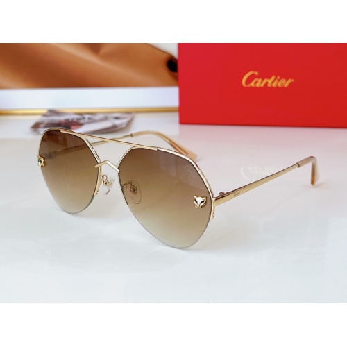 Cartier AAA Quality Sunglassess #1216289 $45.00 USD, Wholesale Replica Cartier AAA Quality Sunglassess