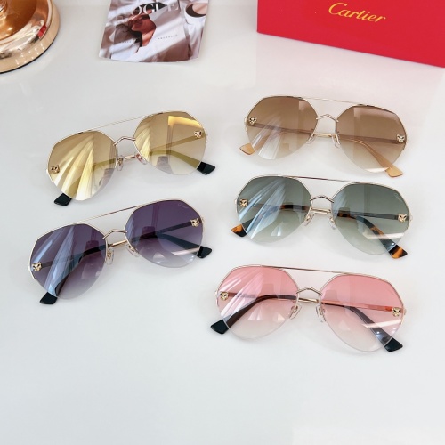 Replica Cartier AAA Quality Sunglassess #1216289 $45.00 USD for Wholesale