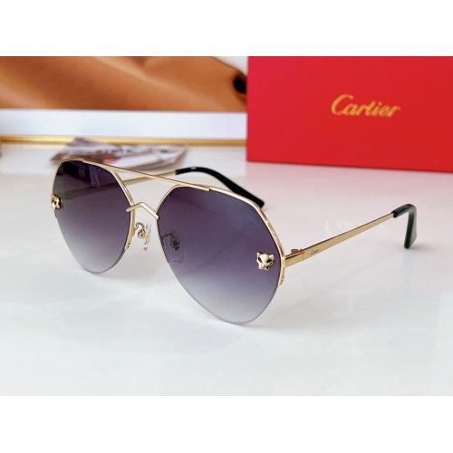 Cartier AAA Quality Sunglassess #1216291 $45.00 USD, Wholesale Replica Cartier AAA Quality Sunglassess