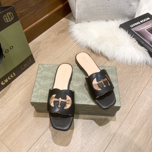 Replica Gucci Slippers For Women #1216302 $56.00 USD for Wholesale