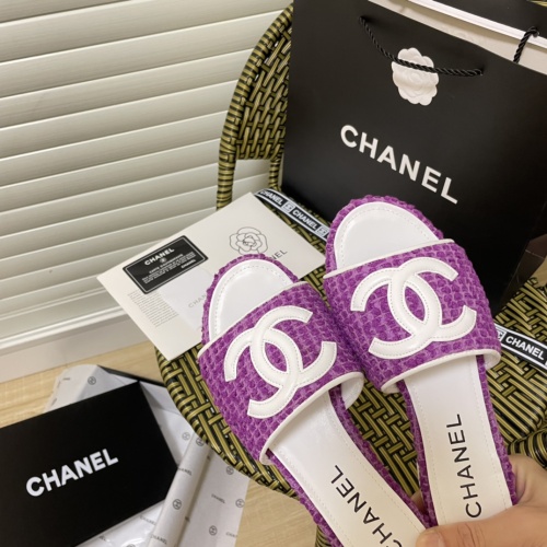 Replica Chanel Slippers For Women #1216317 $56.00 USD for Wholesale