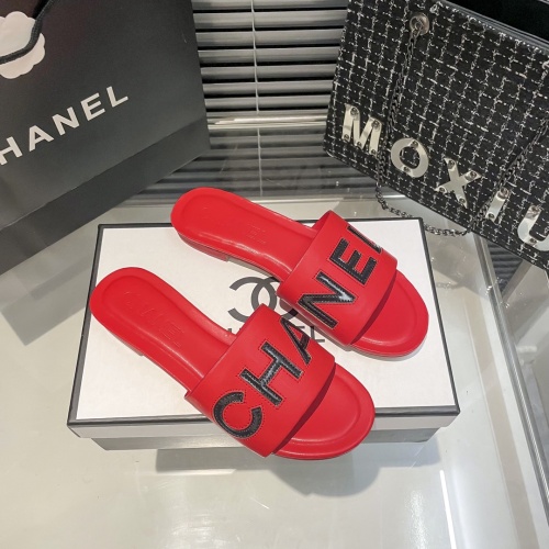 Replica Chanel Slippers For Women #1216332 $56.00 USD for Wholesale