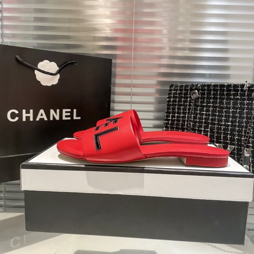 Replica Chanel Slippers For Women #1216332 $56.00 USD for Wholesale