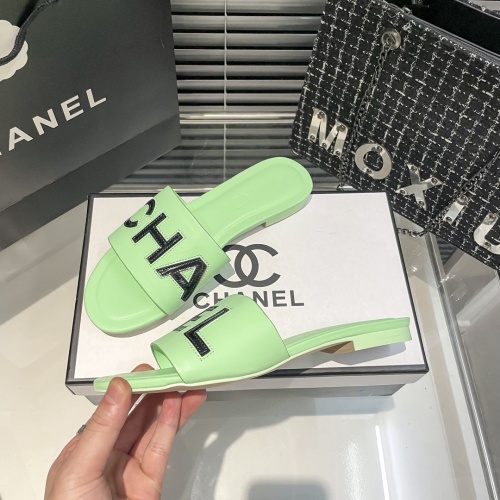 Replica Chanel Slippers For Women #1216335 $56.00 USD for Wholesale