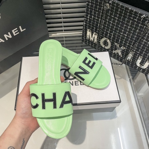 Replica Chanel Slippers For Women #1216335 $56.00 USD for Wholesale