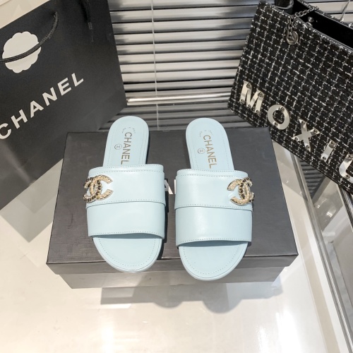 Replica Chanel Slippers For Women #1216346 $56.00 USD for Wholesale