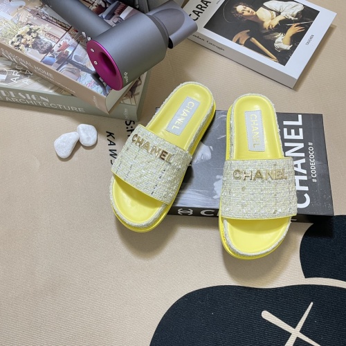 Replica Chanel Slippers For Women #1216353 $64.00 USD for Wholesale