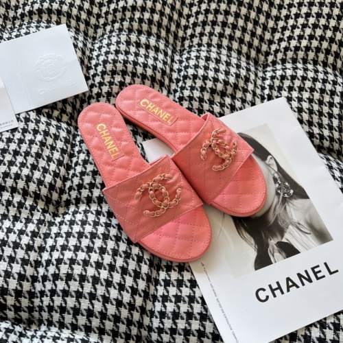 Replica Chanel Slippers For Women #1216358 $56.00 USD for Wholesale