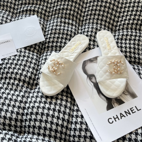 Replica Chanel Slippers For Women #1216360 $56.00 USD for Wholesale