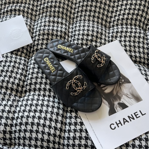 Replica Chanel Slippers For Women #1216361 $56.00 USD for Wholesale