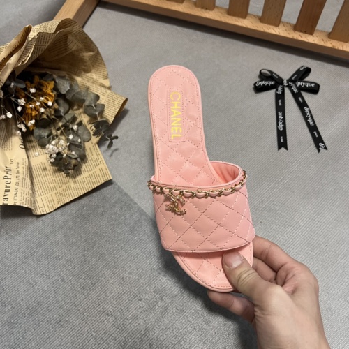 Replica Chanel Slippers For Women #1216363 $56.00 USD for Wholesale