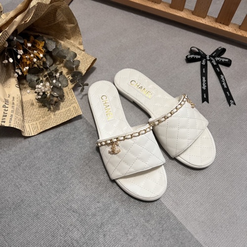 Replica Chanel Slippers For Women #1216365 $56.00 USD for Wholesale