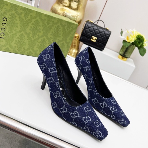 Gucci High-Heeled Shoes For Women #1216370 $72.00 USD, Wholesale Replica Gucci High-Heeled Shoes