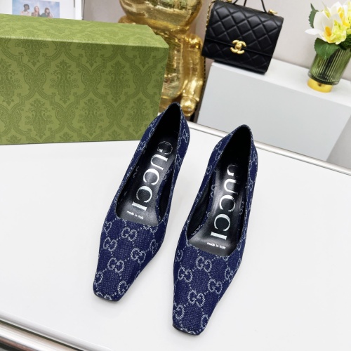 Replica Gucci High-Heeled Shoes For Women #1216370 $72.00 USD for Wholesale