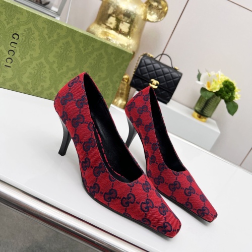 Gucci High-Heeled Shoes For Women #1216372 $72.00 USD, Wholesale Replica Gucci High-Heeled Shoes