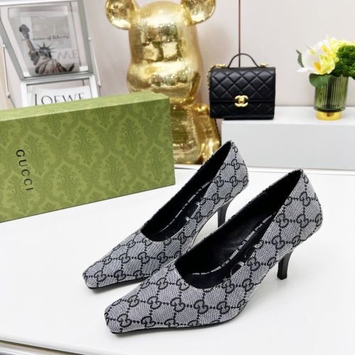 Gucci High-Heeled Shoes For Women #1216373 $72.00 USD, Wholesale Replica Gucci High-Heeled Shoes