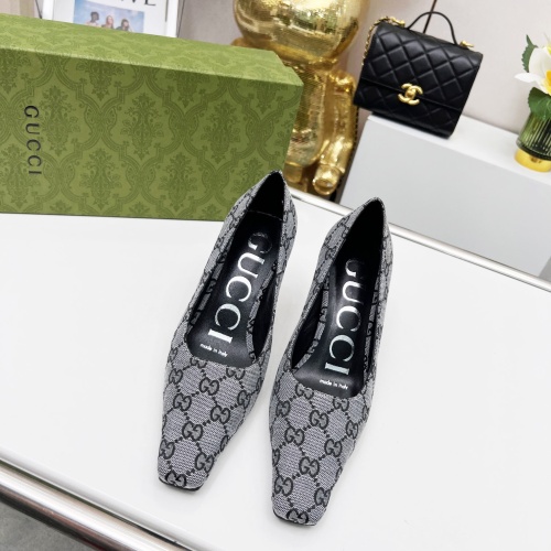 Replica Gucci High-Heeled Shoes For Women #1216373 $72.00 USD for Wholesale