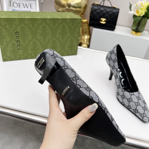 Replica Gucci High-Heeled Shoes For Women #1216373 $72.00 USD for Wholesale