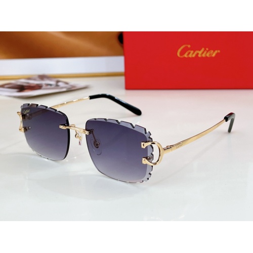 Cartier AAA Quality Sunglassess #1216400 $56.00 USD, Wholesale Replica Cartier AAA Quality Sunglassess