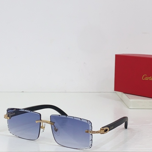 Cartier AAA Quality Sunglassess #1216402 $56.00 USD, Wholesale Replica Cartier AAA Quality Sunglassess