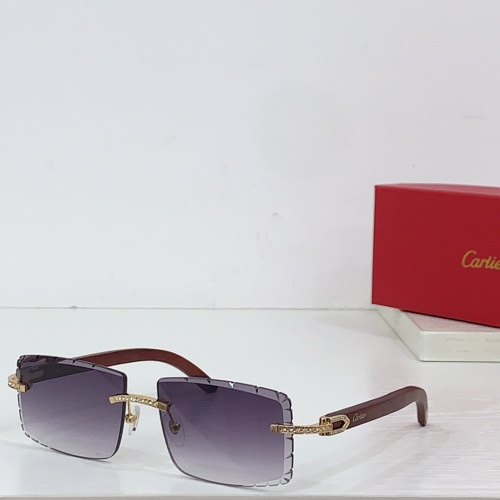 Cartier AAA Quality Sunglassess #1216403 $56.00 USD, Wholesale Replica Cartier AAA Quality Sunglassess