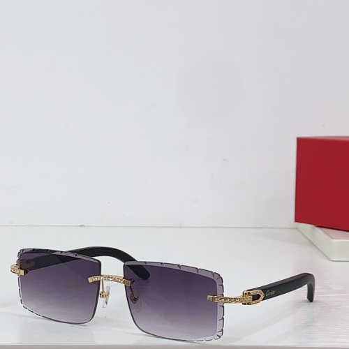 Cartier AAA Quality Sunglassess #1216404 $56.00 USD, Wholesale Replica Cartier AAA Quality Sunglassess