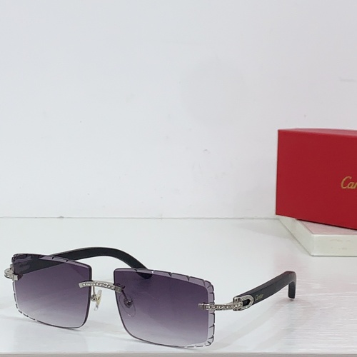 Cartier AAA Quality Sunglassess #1216405 $56.00 USD, Wholesale Replica Cartier AAA Quality Sunglassess