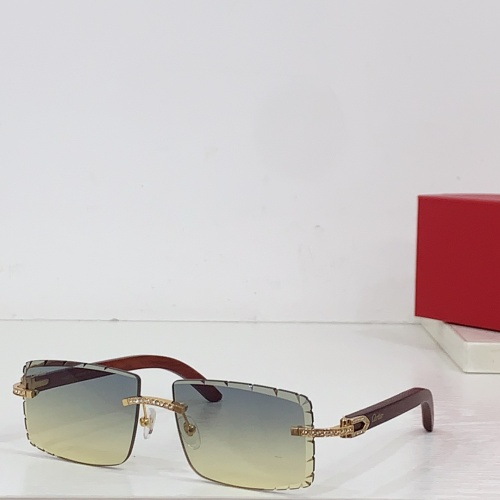 Cartier AAA Quality Sunglassess #1216407 $56.00 USD, Wholesale Replica Cartier AAA Quality Sunglassess