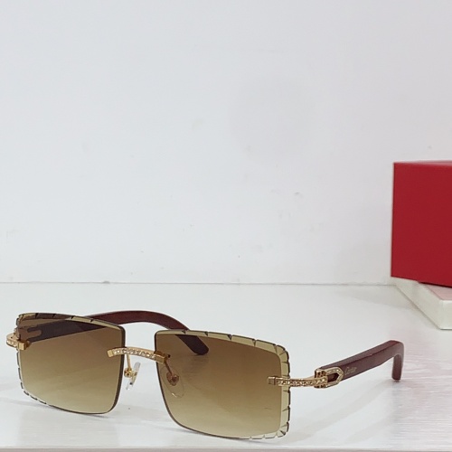 Cartier AAA Quality Sunglassess #1216408 $56.00 USD, Wholesale Replica Cartier AAA Quality Sunglassess