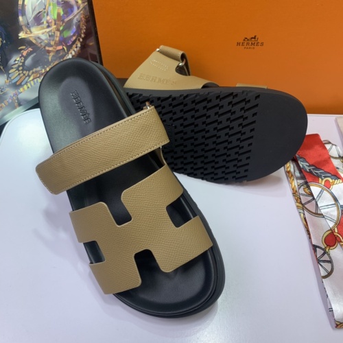 Replica Hermes Slippers For Women #1216614 $68.00 USD for Wholesale